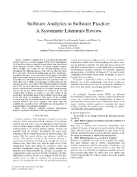 Software Analytics to Software Practice: a Systematic Literature Review