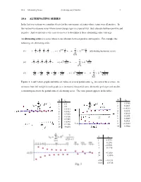 10.6 Alternating Series Contemporary Calculus 1