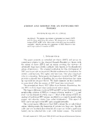 Axioms and Models for an Extended Set Theory