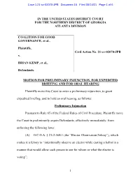Motion for Preliminary Injunction [PDF]