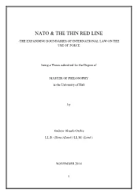 Nato & the Thin Red Line