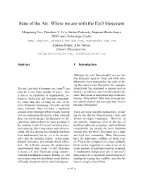 State of the Art: Where We Are with the Ext3 Filesystem