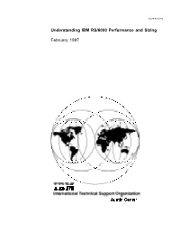 Understanding IBM RS/6000 Performance and Sizing February 1997
