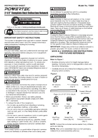 2-1/2" Complete Dust Collection Network Assembled According to the Instructions