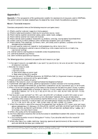 Appendix 1 Appendix 1