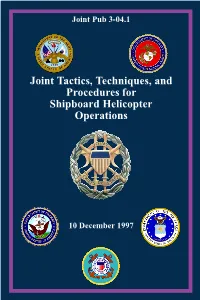 JP 3-04.1 JTTP for Shipboard Helicopter Operations