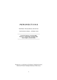 P E R S P E C T I V a S Spring 2016