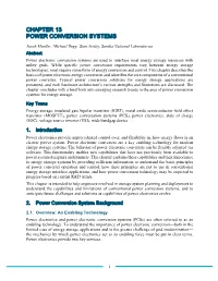 DOE ESHB Chapter 13 Power Conversion Systems