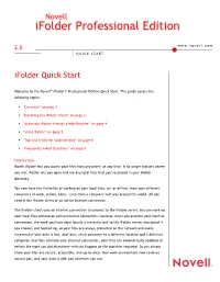 Ifolder Professional Edition
