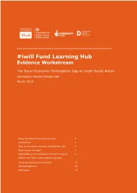 Iwill Fund Learning Hub Evidence Workstream