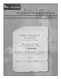 Newsletter & Review