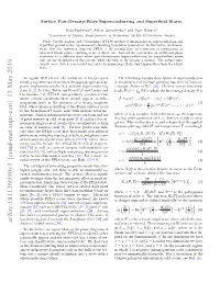 Surface Pair-Density-Wave Superconducting and Superfluid States