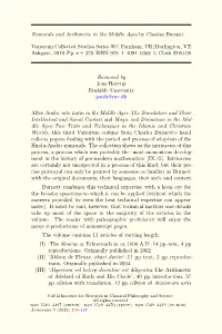 Aestimatio: Critical Reviews in the History of Science