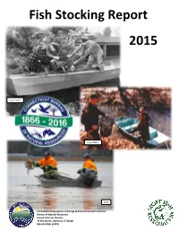 Fish Stocking Report