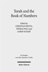 Torah and the Book of Numbers