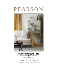 2018 COLLECTION REVISED JUNE 2020 Couture Handmade Upholstery