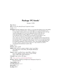 Pcatools: Everything Principal Components Analysis