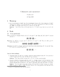 Collinearity and Concurrence