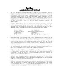 Fact Sheet Assassination Records Review Board