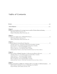 Table of Contents