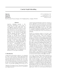 Cauchy Graph Embedding