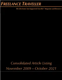 Complete Consolidated Listing of the Entire
