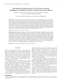 Development and Reproduction of Neoleucinodes Elegantalis (Lepidoptera: Crambidae) on Tomato (Solanum Licopercum) Cultivars
