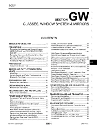 Glasses, Window System & Mirrors