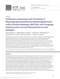 Performance Assessment and Translation of Physiologically