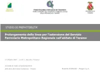 Prolungamento FS in Teramo