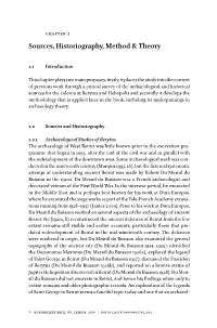 Sources, Historiography, Method &Theory