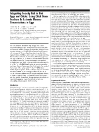 Using Chick Down Feathers to Estimate Mercury Concentrations In