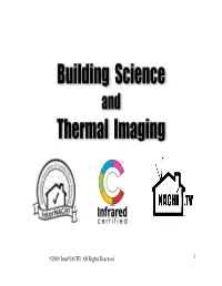 Building Science Thermal Imaging