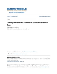 Modeling and Parameter Estimation of Spacecraft Lateral Fuel Slosh