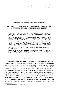 Rates of Species-Level Origination and Extinction: Functions of Age, Diversity, and History