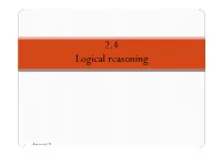 2.4 Logical Reasoning