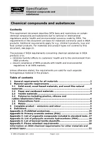 IKEA Restricted Substance List[7]