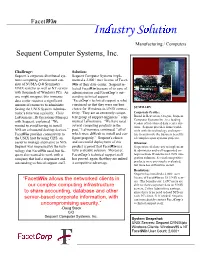 Sequent Computer Systems, Inc