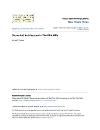 Stone and Architecture in the Flint Hills
