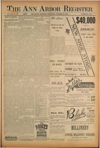 The Ann Arbor Register ( Twelve Vol Xxi No