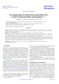 The Dynamically Hot Stellar Halo Around NGC 3311: a Small Cluster-Dominated Central Galaxy�,