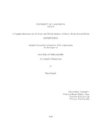 A Compiler Infrastructure for Static and Hybrid Analysis of Discrete Event System Models