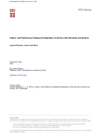 And Ruthenium-Catalyzed N-Alkylation of Amines with Alcohols and Amines