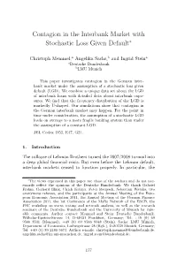 Contagion in the Interbank Market with Stochastic Loss Given Default∗