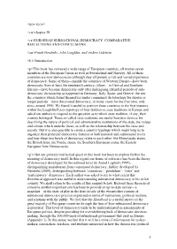 European Subnational Democracy: Comparative Reflections and Conclusions