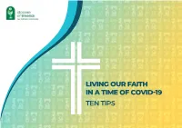 Living Our Faith in a Time of Covid-19 Ten Tips Introduction