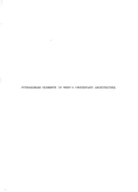 Natural Philosophy Modified: Pythagorean Elements in Wren's Protestant Architecture