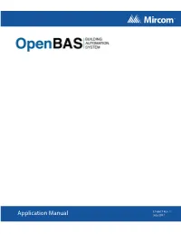 Openbas Application Manual