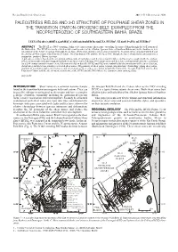 Paleostress Fields and 3-D Structure of Poliphase Shear Zones in the Transition Craton-Orogenic Belt: Examples from the Neoproterozoic of Southeastern Bahia, Brazil