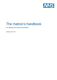 The Matron's Handbook